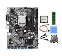 12 schede B75 BTC + CPU + ventola + pad termico + 4G DDR3 + + 12 USB 3.0 LGA1155 DDR3 SATA3.0