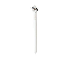 12-Scrivere una penna core con un sogno come un cavallo, una penna a pennello blu cancellabile a doppia perlina - Prendendo la mina - 0,5 mm.