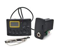 12 Set 4 Bande EQ Equalizzatore Chitarra Acustica Basso EQ Preamplificatore Con Microfono E Accordatore Pickup Chitarra(3)