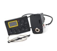 12 Set 4 Bande EQ Equalizzatore Chitarra Acustica Basso EQ Preamplificatore Con Microfono E Accordatore Pickup Chitarra(3/4)
