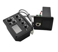 12 Set 4 Bande Pickup Per Chitarra Acustica Pickup Piezoelettrico Per Chitarra Preamplificatore Con Accordatore Equalizzatore Pickup
