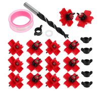 12 set di abbeveratoi per polli: abbeveratoio orizzontale a nipplo automatico