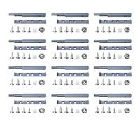12 set di buttafuori porta, apriporta a pressione, smorzatore, apriporta a pressione, sportelli a pressione, accessori per mobili, adatto per armadi e librerie