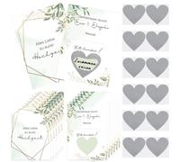 12 Set Gratta e Vinci per Matrimoni Regalo di Matrimonio Gioco di Matrimonio di Gemeinsam Durch Euer 1. Ehejahr per Sposi 12 Gratta e Vinci con 12 Adesivi a Forma di Cuore Come Buoni per gli Sposi