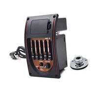 12 Set Preamplificatore Per Chitarra Acustica A 5 Bande EQ A 5 Bande Equalizzatore Pickup Sintonizzatore Piezo Pickup Per Chitarra Classica Sostituzione del pickup per chitarra acustica (Color : 02)