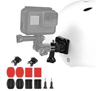 12 Sets Supporto Attacchi Adesivo Curvo e Piatto,Base di Montaggio per Action Cam,Adesivo Mounts Kit per Casco,per GoPro Hero Session/4/3/3+/2 e Altre Action Cam(Nero)