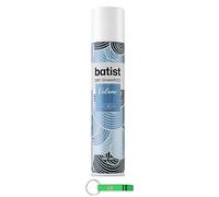 12 shampoo Batist Volume Dry Shampoo secco per capelli strutturati e voluminosi in 3 minuti, senza acqua, per tutti i capelli, 200 ml + portachiavi Beni Culinari