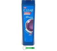 12 shampoo Clear Men Anti Secchezza - Shampoo anti secchezza con estratto di tè verde 225 ml + portachiavi Beni Culinari