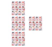 12 Sheets Adesivi Dei Vigili Del Fuoco Adesivo Puzzle Carriera Per Make-a-face