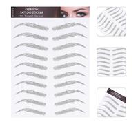 12 Sheets Adesivi Per Modellare Le Sopracciglia Sopracciglio Righello