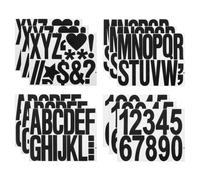 12 Sheets Adesivi+per+porte Lettere Grandi Adesive Con Numero Civico