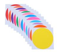 12 Sheets Lavagne Cancellabili Adesivi Per Lavagnette Pois Colorati