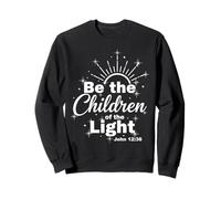 12 Siate i Figli del Versetto biblico cattolico Leggero Felpa