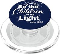 12 Siate i figli del versetto biblico cattolico leggero PopSockets PopGrip per MagSafe