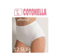 12 SLIP ALTO COTONELLA 3941 DONNA CULOTTE BIELASTICO MODAL INTIMO MUTANDA
