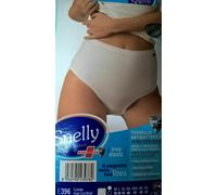 12 SLIP BIANCHI SNELLY MAXI CULOTTE DONNA VITA ALTA COTONE ELASTICIZZATO ART.396
