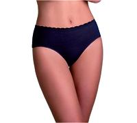 12 Slip Donna Cotonella GD293 Midi in Cotone Elasticizzato con dettagli in pizzo