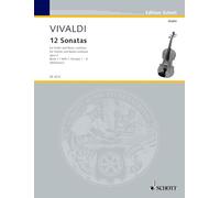 12 Sonatas, Op. 2 - Book 1: For Violin and Basso Continuo, Violoncello Ad Lib.: Heft 1
