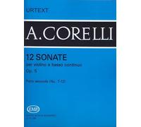 12 sonate per violino e basso continuo II op. 5.