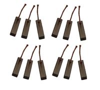 12 spazzole in carbonio per micro motore, telaio in carbonio per motore CC, accessori per motori elettrici per ventole elettroniche automobilistiche, motore schermo, 5,2 x 5,9 x 22 cm, con linea