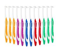 12 Spazzolino da denti a cielo, per apparecchi ortodontici, parentesi graffe, solo mini spazzolino da denti per la cura orale