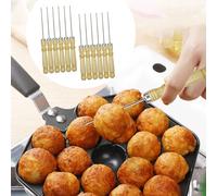 12 spiedini per barbecue, bastoncini per arrostire, spiedini carne, frutti