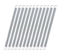 12 spirali di compressione meccaniche a molla in acciaio inox da 0,1 cm, con estremità a gancio, pullback duraturo