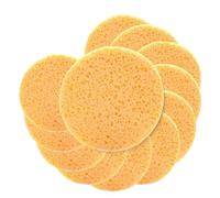12 spugne per il viso, 100% naturali, biodegradabili, per la pulizia, riutilizzabili e adatte ai viaggi, esfolianti e rimozione del trucco