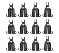 12 staffe di ancoraggio per piante da utilizzare con sistemi verticali a traliccio per gabbie per pomodori e telai per tende da sole (11 mm)