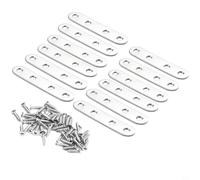 12 staffe in acciaio inox resistenti per il restauro di mobili e mobili (77 mm)