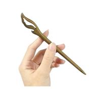 12 stili cinesi vintage forcine per capelli in legno di sandalo verde, bastoncini etnici per donne e ragazze, accessori per capelli regalo (stile 9)