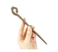 12 stili cinesi vintage forcine per capelli in legno di sandalo verde, bastoncini etnici per donne e ragazze, accessori per capelli regalo (stile 7)