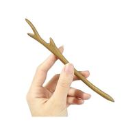 12 stili cinesi vintage forcine per capelli in legno di sandalo verde, bastoncini etnici per donne e ragazze, accessori per capelli regalo (stile 8)