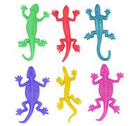 12 STRETCHY LIZARDS GREAT PARTY BAG TOYS (LIZARDS ONE COLOUR) by Henbrandt
