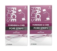 12 strisce per pori della fronte e del mento, con amamelide, confezione da 12 Smart Cutie