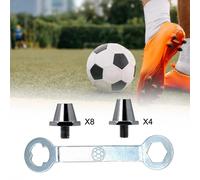 12 tacchetti per scarpe da calcio con punte per tappeto erboso per scarpe da