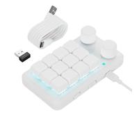 12 tastiere chiave ergonomiche delle macro di gioco con le manopole di controllo delle luci di RGBs due & il collegamento dei cavi