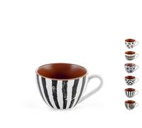 12 tazze caffè senza piatto Avana in porcellana decorata cc 150.