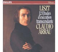 12 Transcendental Etudes by Liszt, Arrau (1990) Audio CD