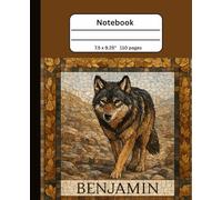 12 Tribes & Stones of Israel Notebook Jasper | 7.5" x 9.25" | 110 Pages: Benjamin