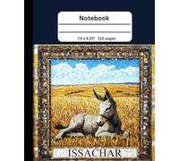 12 Tribes & Stones of Israel Notebook Sapphire | 7.5" x 9.25" | 110 Pages: Issachar