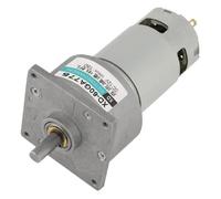 12 V/24 V 35 W Mini DC velocità regolabile motore a ingranaggi in metallo coppia elevata riduttore spazzola 1 pezzi (NO staffa,200RPM,24V)