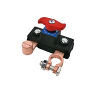 12 V/24 V Battery Master Cut Off Switch, Dual Mode Automatic/Manual Disconnect with Circuit Breaker for Car Truck RV, Universal Negative Terminal Isolator (Copper)