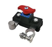 12 V/24 V Car Battery Cut Off Switch, Automatic Low Voltage Disconnect & Manual Circuit Breaker, Universal Anti-Power Off Leakage Protector for RV Truck (Silver - 1 pc)