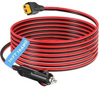 12 V/24 V DC Adattatore XT60 Caricabatteria da auto per ECOFLOW DELTA 2/3 River 3/2 MAX Bluetti EB55 AC70 Power Station Anker SOLIX C200 C300 C1000 F2000 Generatore Solare Batteria Lipo XT60 Spina