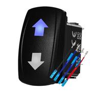 12 V/24 V Luce Illuminata Pulsante Interruttore A Bilanciere Alto Basso Zombie Faretti Per Auto Camion Camper Barche Marine Pulsante Momentaneo (ARROW-S-(ON) OFF(ON))