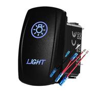 12 V/24 V Luce Illuminata Pulsante Interruttore A Bilanciere Alto Basso Zombie Faretti Per Auto Camion Camper Barche Marine Pulsante Momentaneo (LIGHT)