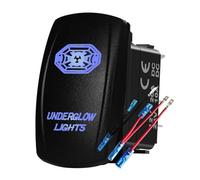 12 V/24 V Luce Illuminata Pulsante Interruttore A Bilanciere Alto Basso Zombie Faretti Per Auto Camion Camper Barche Marine Pulsante Momentaneo (UNDERGLOW LIGHTS)