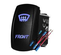 12 V/24 V Luce Illuminata Pulsante Interruttore A Bilanciere Alto Basso Zombie Faretti Per Auto Camion Camper Barche Marine Pulsante Momentaneo (FRONT)