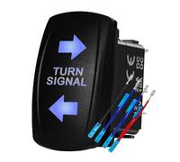 12 V/24 V Luce Illuminata Pulsante Interruttore A Bilanciere Alto Basso Zombie Faretti Per Auto Camion Camper Barche Marine Pulsante Momentaneo (TURN-ON OFF ON)